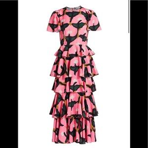 RHODE ’Selena’ dress in ‘Rose Bloom’. Size 8.
